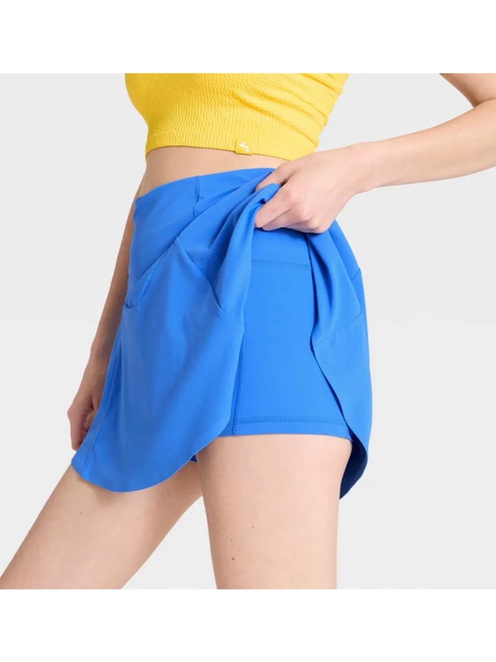 JoyLab Game Day Drop Waist Skort (Blue - Medium) - Picture 3 of 12